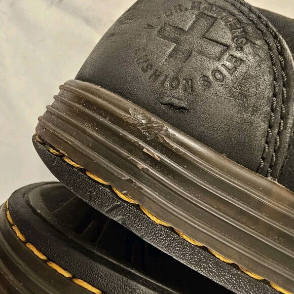 Men's Dr. Doc Martens Farrell Round Toe‎ Lace Up Size 11 US Black - Picture 11 of 13